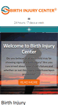 Mobile Screenshot of birthinjurycenter.com